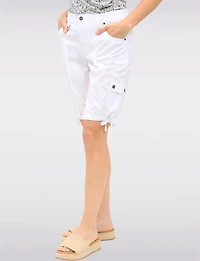 Bermuda Coton avec Taille Élastique & Ourlet Froncé Ajustable par Dash