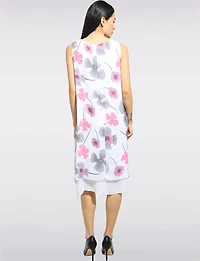 Robe Légère Sans Manches à Motif Floral Délicat & Coupe Évasée par Fun Sport