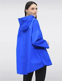 Veste Court Ample Longue Ultra-légère À Capuche & Cordon en Ruban par Froccella