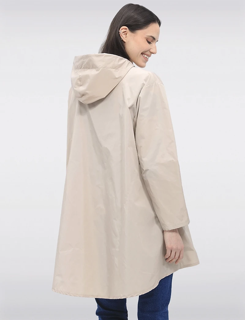 Veste Coupe-vent Ultralégère À Capuche Et Poches Zippées Par Froccella