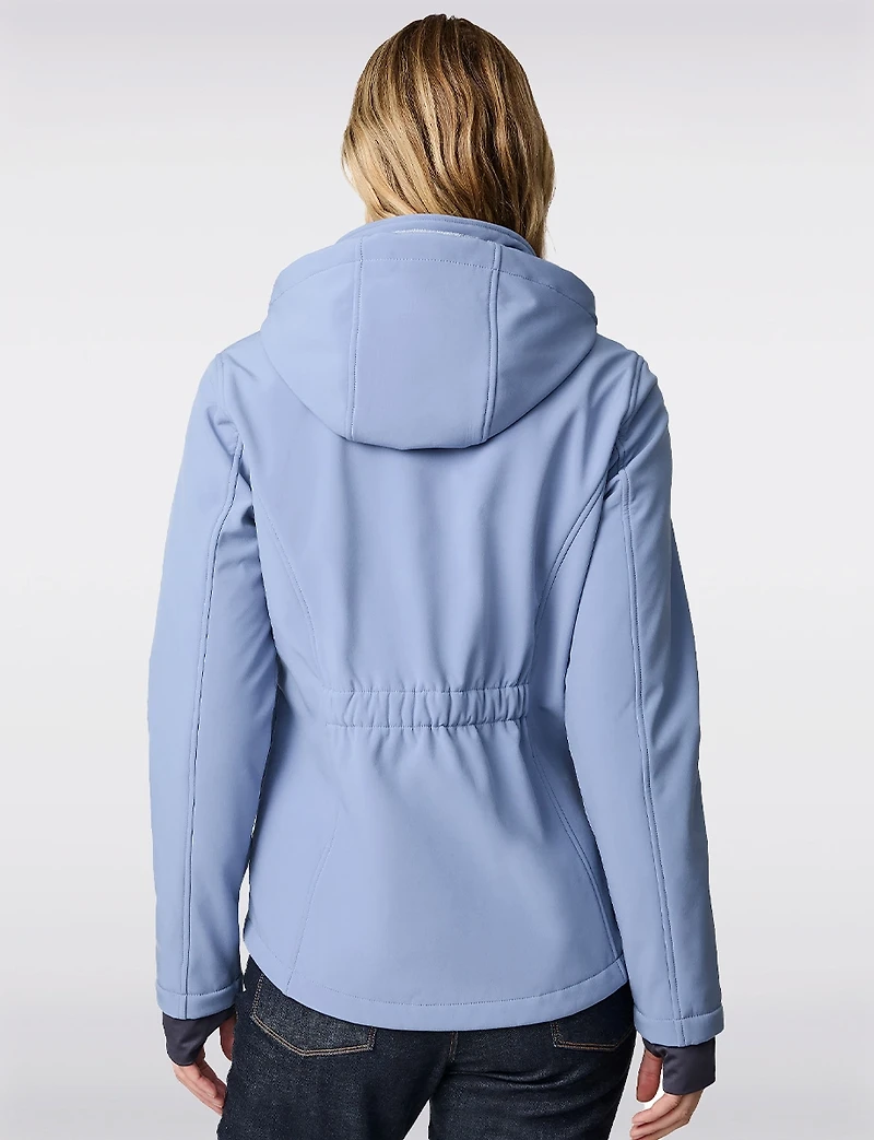 Veste Softshell à Capuche Éco-Responsable Free Country - Légère et Imperméable