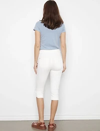 Capris Extensible Polyvalent En Sergé Longueur Genou Avec 5-Poches par Charlie B