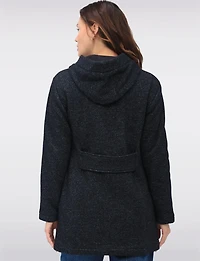 Veste Légère Végan à Capuche avec Effet Chiné & Poches Plaquées par Details