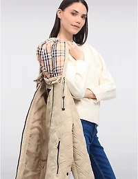 Veste Matelassée Végane à Capuche Saki