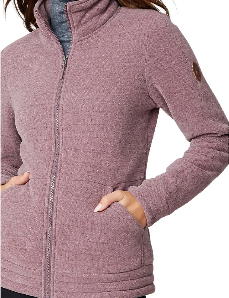 Manteaux | La maison du manteau au Québec Veste Cosy Douce Zippée avec Col Montant et Doublure en Polaire par Free Country