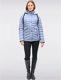 Veste matelassée Danwear à capuche amovible – Offres Black Friday