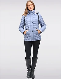 Veste matelassée Danwear à capuche amovible – Offres Black Friday