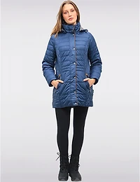 Veste matelassée Danwear à capuche amovible – Offres Black Friday