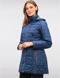 Veste matelassée Danwear à capuche amovible – Offres Black Friday