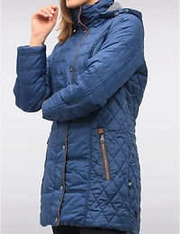 Veste matelassée Danwear à capuche amovible – Offres Black Friday