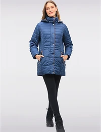 Veste matelassée Danwear à capuche amovible – Offres Black Friday