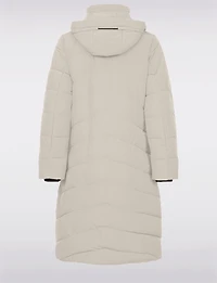 Manteaux | La maison du manteau au Québec Doudoune Longue Matelassée & Isolante à Fini Avec Capuche Amovible Par Frandsen