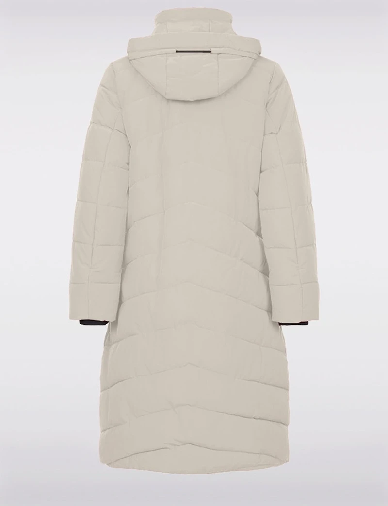 Manteaux | La maison du manteau au Québec Doudoune Longue Matelassée & Isolante à Fini Avec Capuche Amovible Par Frandsen