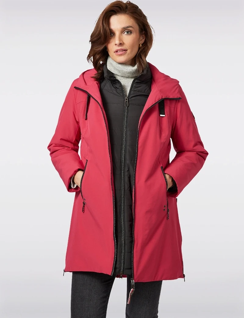 Manteaux | La maison du Manteau au Québec Frandsen 4-en-1 à Capuche - Intérieure Amovible & Manches Zippables