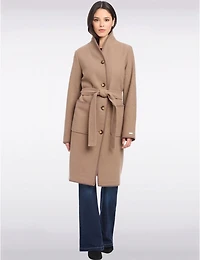 Manteau enveloppant effet laine Sanctuary – Offres Black Friday