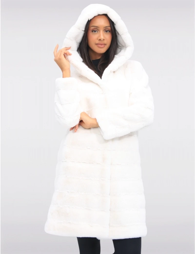 Long Manteau Fausse Fourrure Jones New York