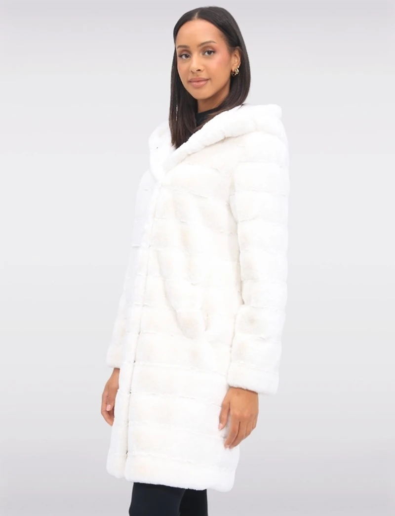 Long Manteau Fausse Fourrure Jones New York