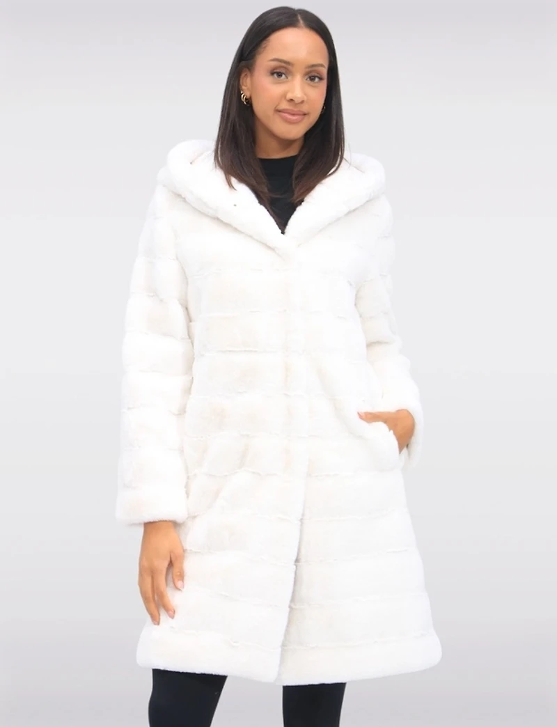 Long Manteau Fausse Fourrure Jones New York