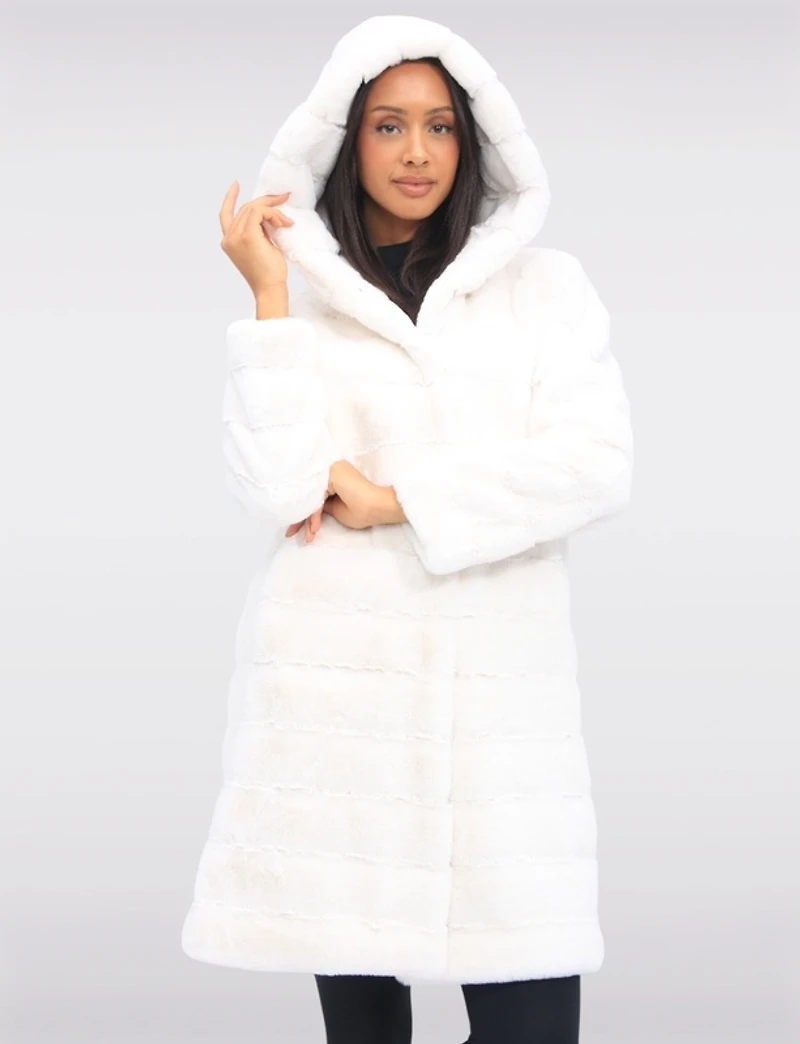 Long Manteau Fausse Fourrure Jones New York