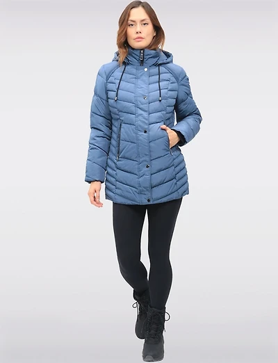 Manteaux | La maison du manteau au Québec Doudoune Classique en Polyloft® Végane avec Capuche Amovible par Snoboll