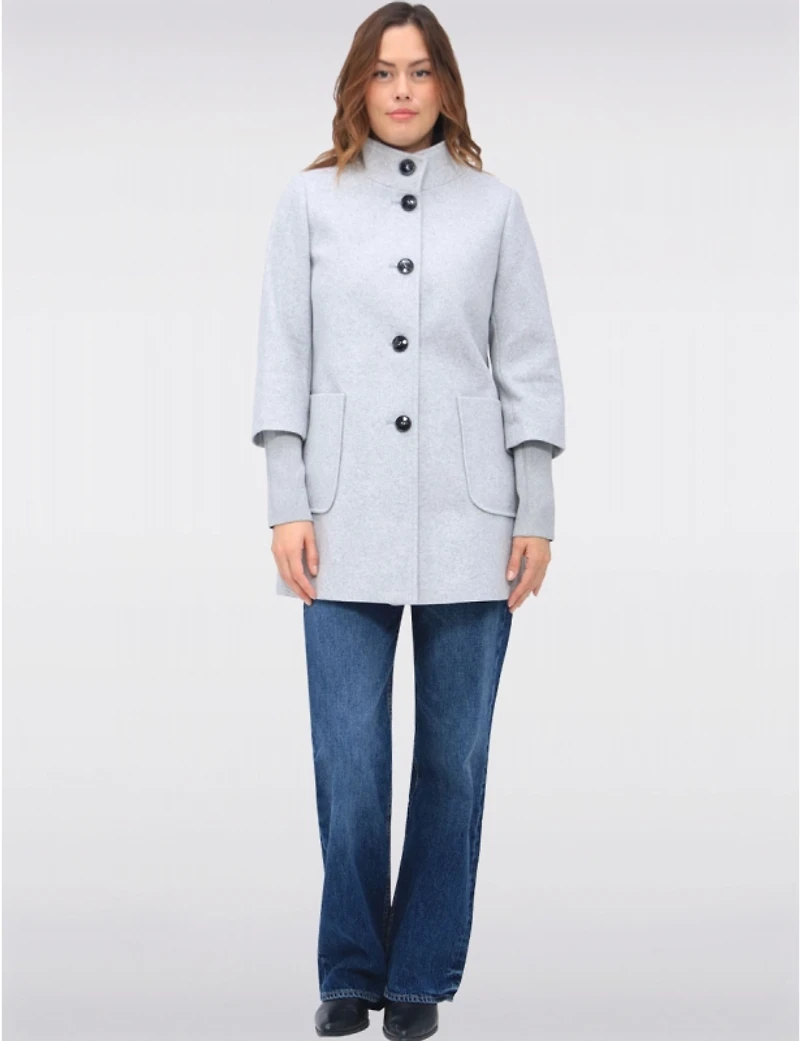 Manteau Coupe Ample Laine par Saki