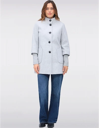 Manteau Coupe Ample Laine par Saki