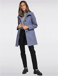 Manteau Hanna en Laine Saki : Offres Black Friday