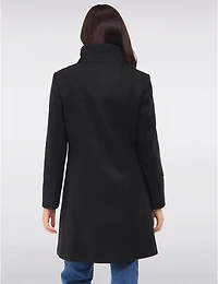 Manteau Mi-Long Laine Florence par Saki