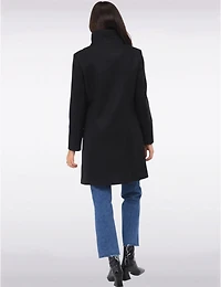 Manteau Mi-Long Laine Florence par Saki