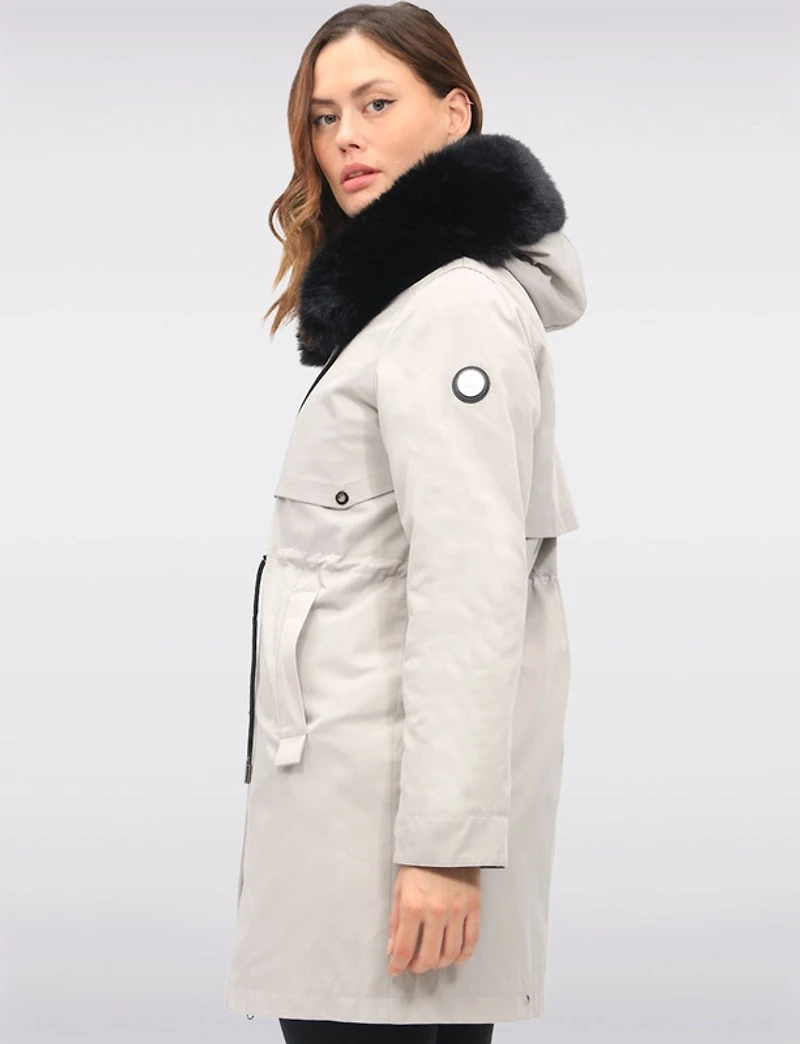 Manteau Capuche 3-en-1 Vegan Celia par Saki