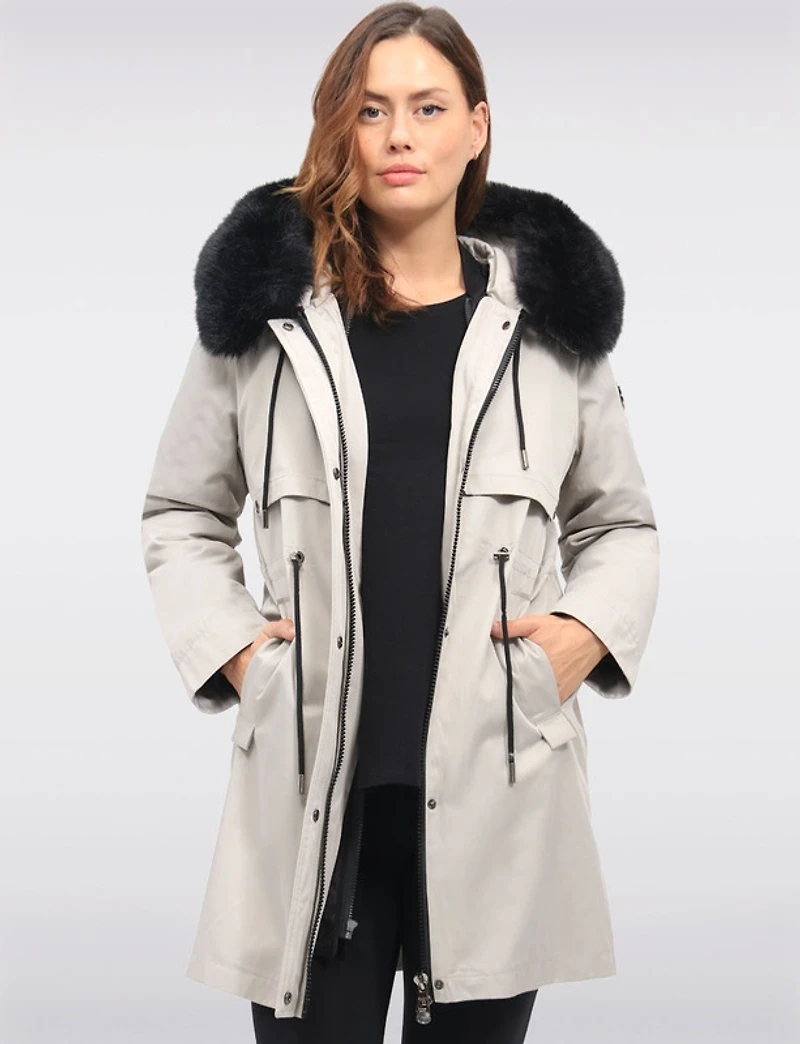 Manteau Capuche 3-en-1 Vegan Celia par Saki