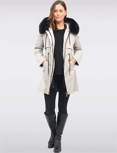 Manteau Capuche 3-en-1 Vegan Celia par Saki