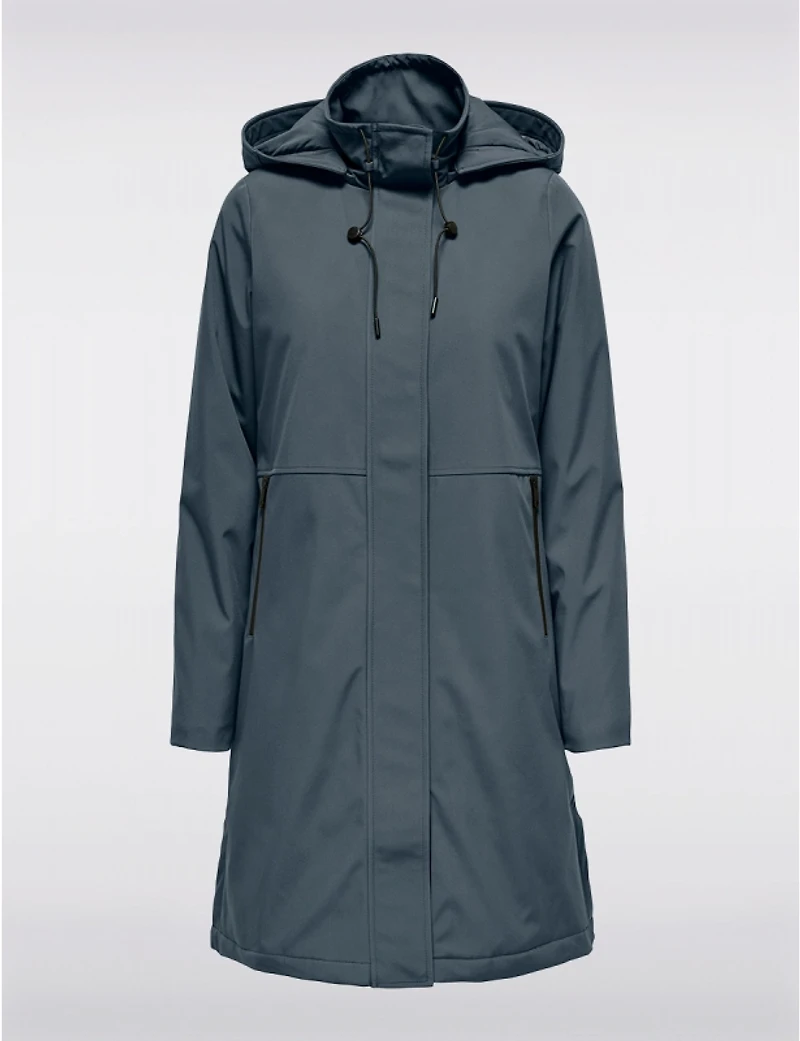 Manteaux | La maison du manteau Au Québec Parka Chic Oversize Résistant À L'eau Et Vent Avec Capuche Amovible Par Only
