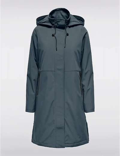 Manteaux | La maison du manteau Au Québec Parka Chic Oversize Résistant À L'eau Et Vent Avec Capuche Amovible Par Only