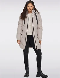 Doudoune Matelassée Tendance À Motif Chevron Avec Capuche Intégrée Par JDY