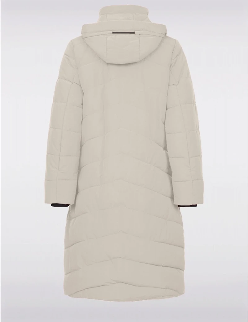 Manteaux | La maison du manteau au Québec Doudoune Longue Matelassée & Isolante à Fini Avec Capuche Amovible Par Frandsen