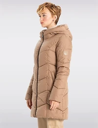 Doudoune Longue Col Haut par Point Zero