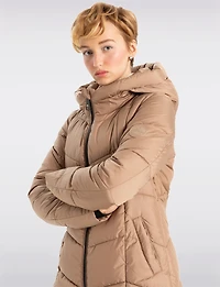 Doudoune Longue Col Haut par Point Zero