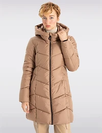 Doudoune Longue Col Haut par Point Zero