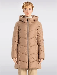 Doudoune Longue Col Haut par Point Zero