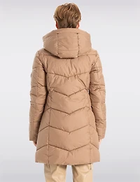 Doudoune Longue Col Haut par Point Zero