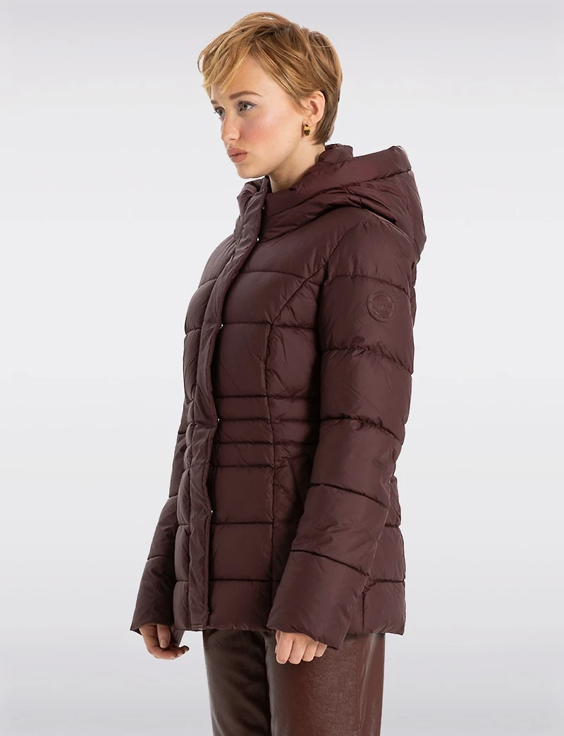 Doudoune Longue Col Haut par Point Zero