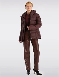 Doudoune Longue Col Haut par Point Zero