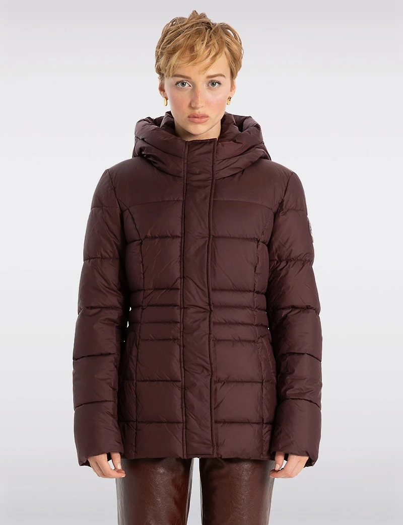 Doudoune Longue Col Haut par Point Zero