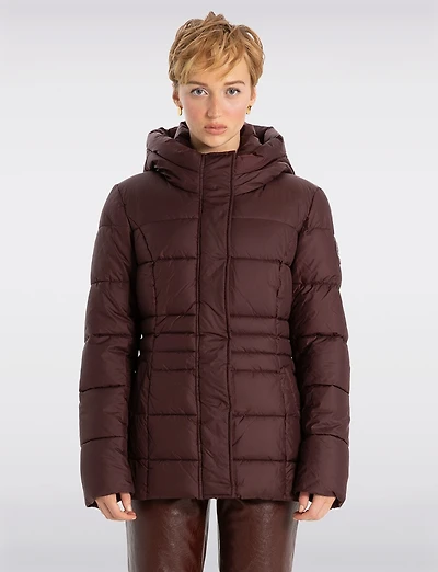 Doudoune Longue Col Haut par Point Zero