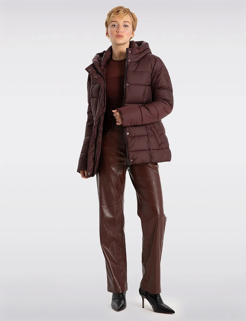 Doudoune Longue Col Haut par Point Zero