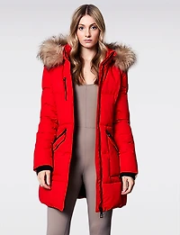 Parka Capuche Luxe Vegan par Point Zero