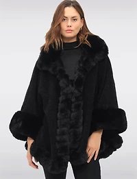 Cape Noire Tricot Chenille Boxing day Deals par Beta's Choice | Manteaux Manteaux