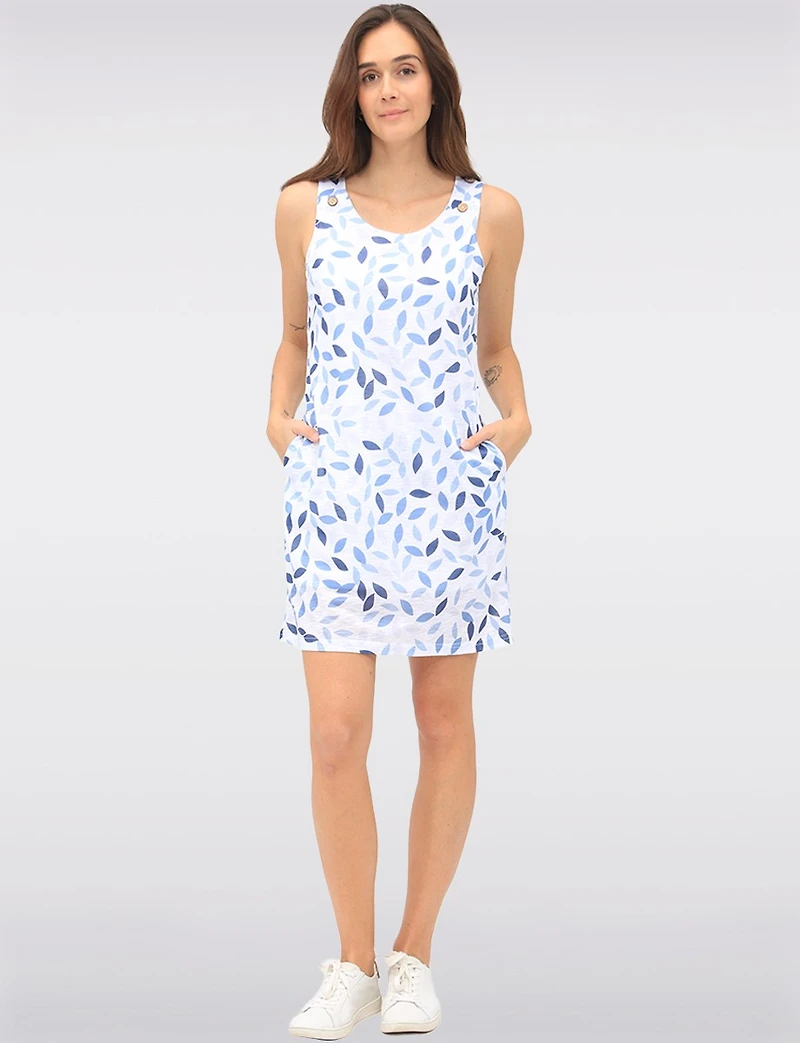 Robe Sans Manches Feuilles Tango Mango