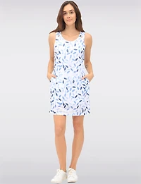 Robe Sans Manches Feuilles Tango Mango